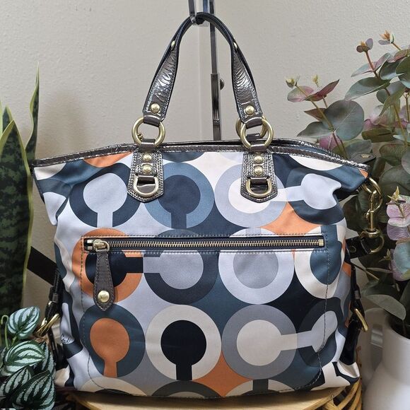 Coach RARE Julianne OP Art Tote/Satchel - Picture 4 of 16